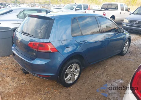 2015 Volkswagen Golf Tdi S 4-Door z USA, uszkodzony, nr VIN 3VW2A7AU0FM071623